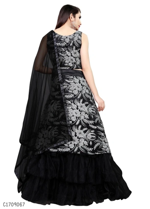 Glamorous Elegant Lehenga - Semi Stitched