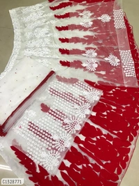 Varnam Authentic Diamond Work Lehenga - Semi Stitched