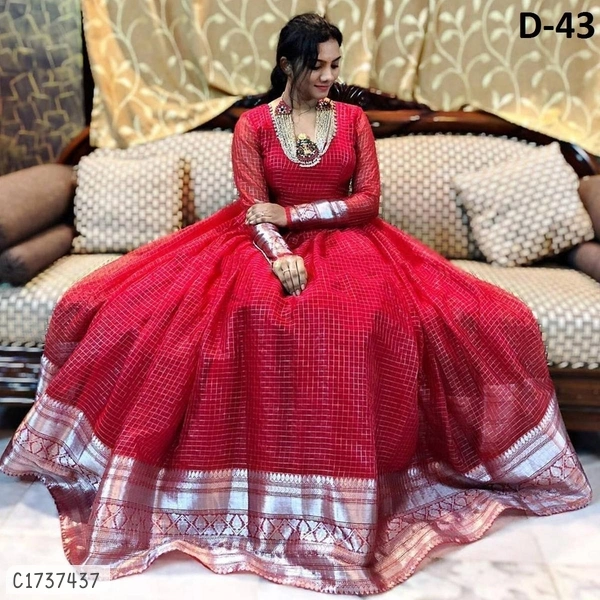 Party Wear Stylish Lehenga  - Semi Stitched