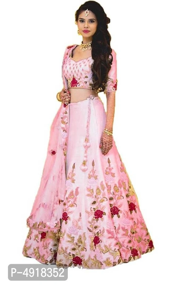 Latest Attractive Taffete Lehengas - Semi Stitched