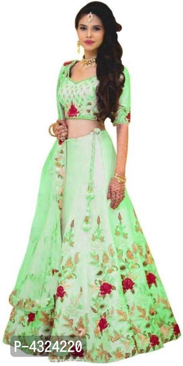 Latest Attractive Taffete Lehengas - Semi Stitched