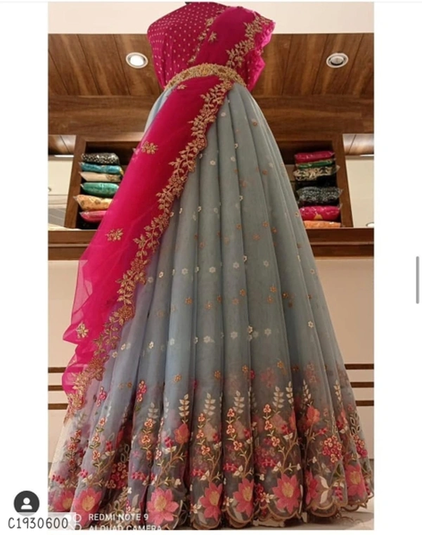 Gorgeous Embroidered Lehengas  - Semi Stitched