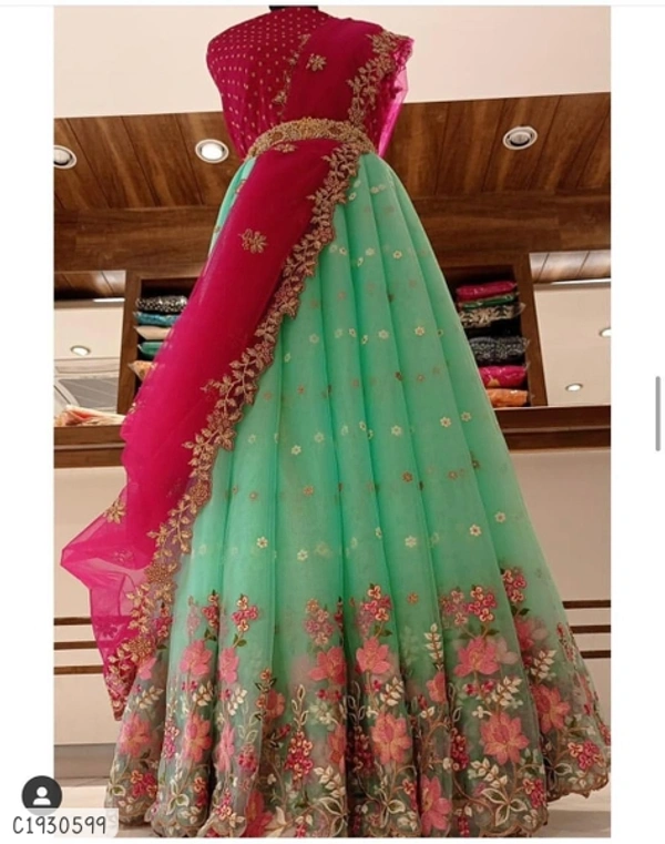 Gorgeous Embroidered Lehengas  - Semi Stitched