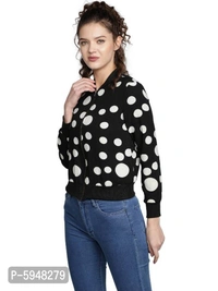 Trendy Printed Bomber Jackets - L