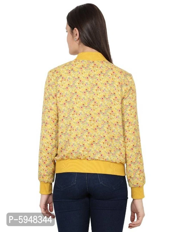 Trendy Printed Bomber Jackets - S