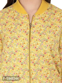 Trendy Printed Bomber Jackets - S
