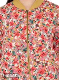 Trendy Printed Bomber Jackets - S