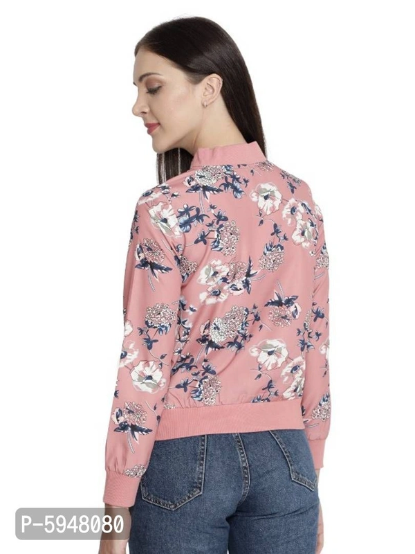 Trendy Printed Bomber Jackets - XL