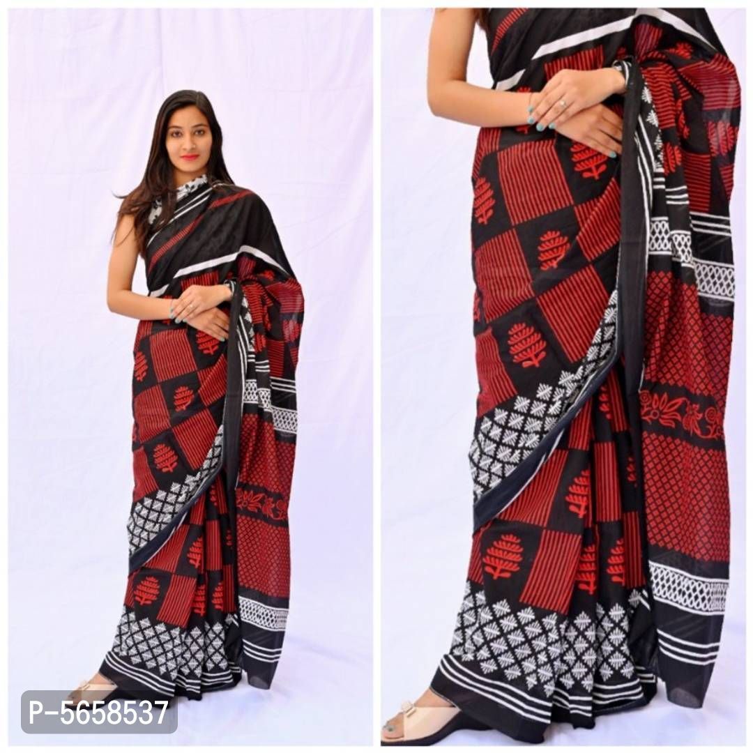 Indian Jaipuri Cotton printed saree at Rs.1259/Piece in hyderabad offer by  Unnati Silk Prints Private Limited