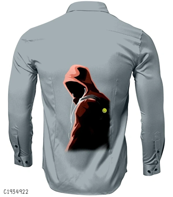 Polycotton Stribes Full Sleves Shirts  - L