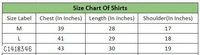 Cotton Solid Full Sleeves Shirts  - L