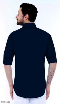 Cotton Printed Full Sleeve Regular Shirts  - L