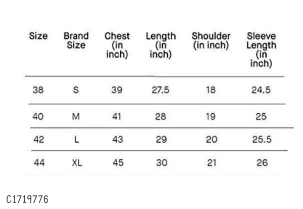 Cotton Printed Full Sleeve Regular Shirts  - L