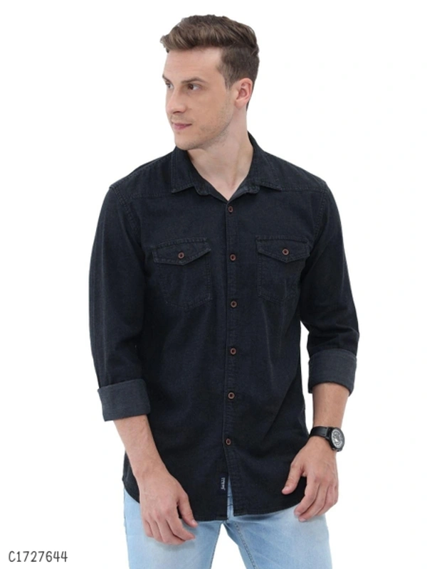 Cotton Printed Full Sleeve Regular Shirts  - XXL