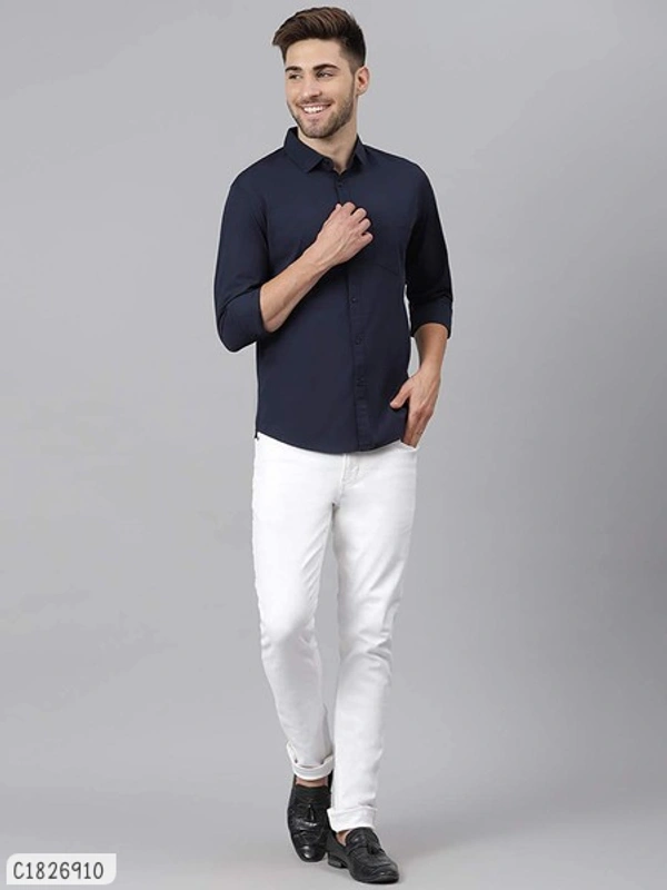 Cotton Blend Full Sleeve Shirts - XXL