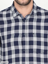 Cotton Blend Full Sleeve Shirts - M