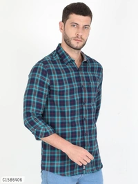 Cotton Blend Full Sleeve Shirts - L