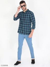 Cotton Blend Full Sleeve Shirts - XL
