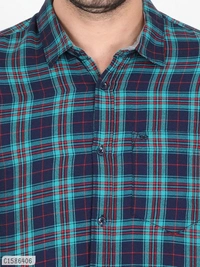 Cotton Blend Full Sleeve Shirts - XL