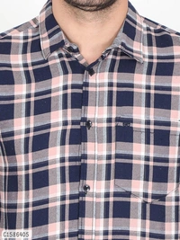 Cotton Blend Full Sleeve Shirts - M