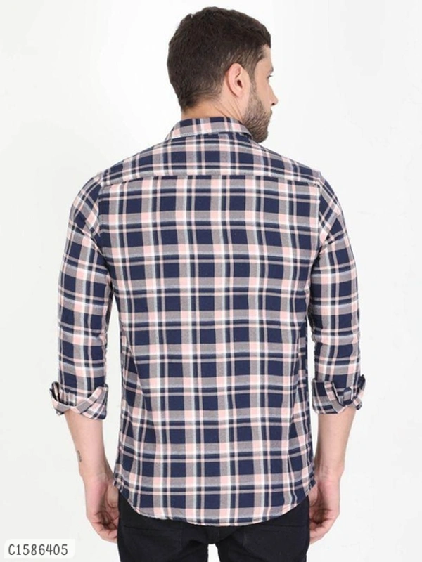 Cotton Blend Full Sleeve Shirts - L