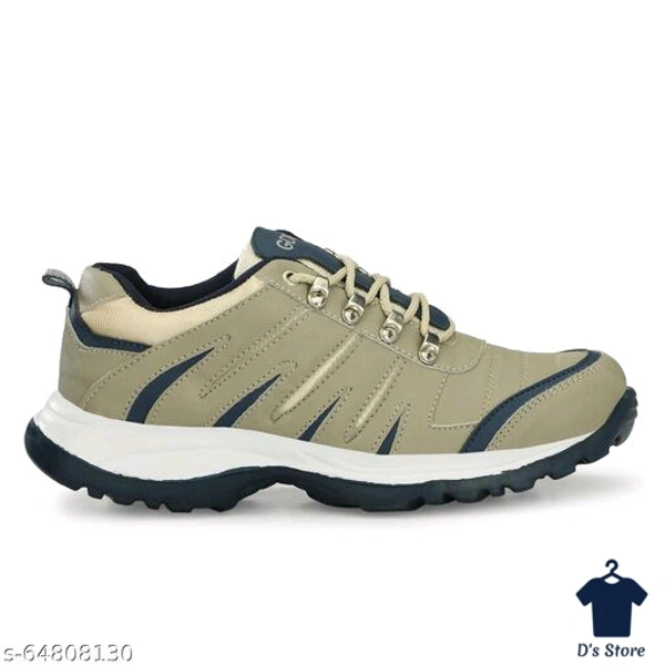 Trendy Mens Army Color Sports Shoe's - 7