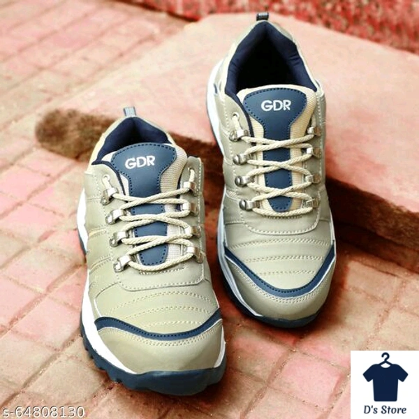 Trendy Mens Army Color Sports Shoe's - 7