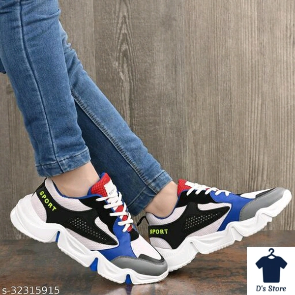 Trendy Mens Fashionable Multicolored Sports Shoe's - 7