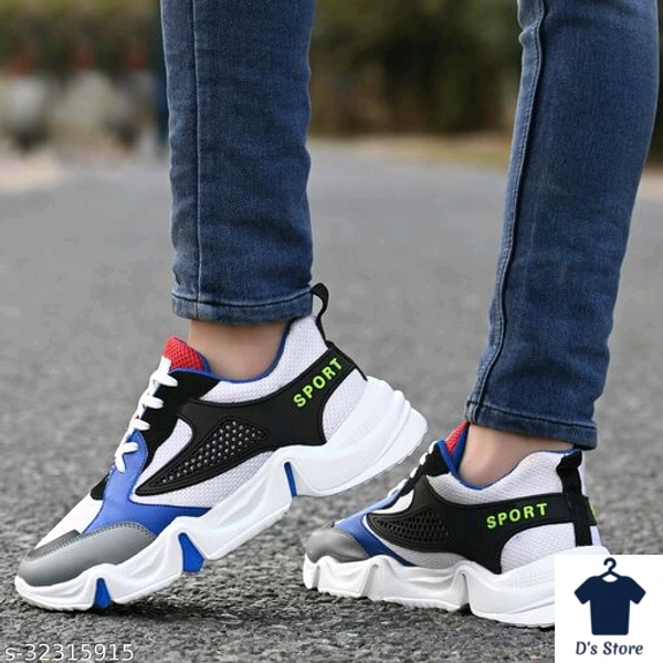 Trendy Mens Fashionable Multicolored Sports Shoe's - 7