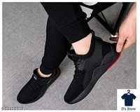 Mens Red Black Sports Casual Shoe's - 9