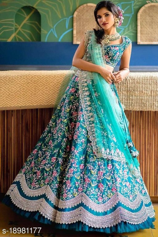 Semi Stitched Special Lehenga ⚡ - Semi Stitched