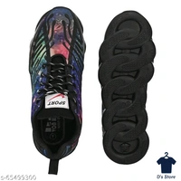 Mens Space Galaxy Print Sports Shoe's - 7