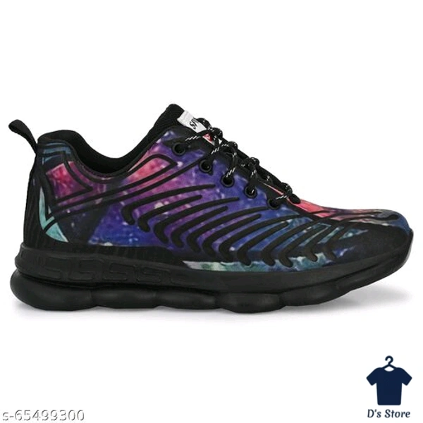 Mens Space Galaxy Print Sports Shoe's - 9
