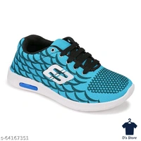 Mens Trendy And Stylish Blue Sports Shoe's - 6