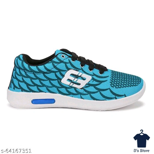 Mens Trendy And Stylish Blue Sports Shoe's - 10