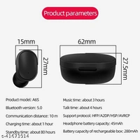 Intex 6s Bluetooth Company Branded Earpods  - Free size 