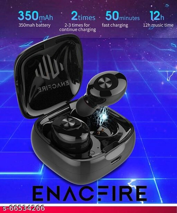 Enacfire Xg12 Bluetooth Branded Earpods  - Free Size