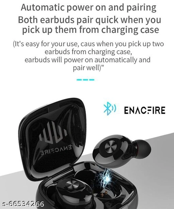 Enacfire Xg12 Bluetooth Branded Earpods  - Free Size
