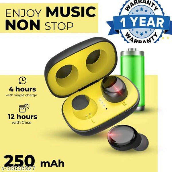 Intex 6s Bluetooth Company Branded Earpods  - Free Size