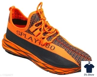 Orange Mens Sports Shoe's - 7