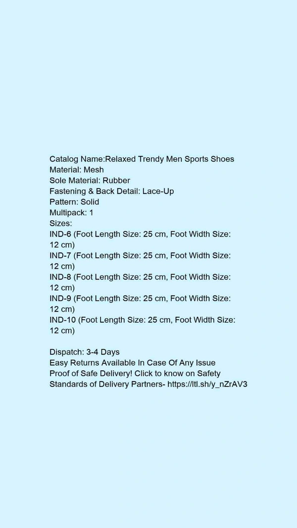 Mens Affordable Orange Sports Shoe's - 9