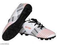 Men's White Running Football Shoe's - 6