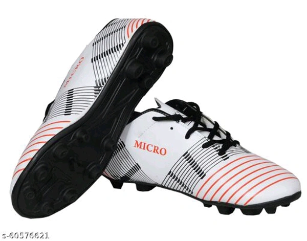 Men's White Running Football Shoe's - 7
