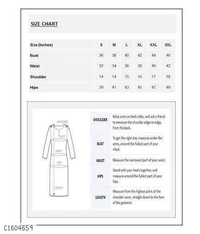 Stunning Polyster Printed Calf Kurtis  - XXL