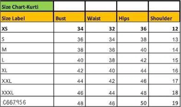 Currently Closest Kurtis  - XL