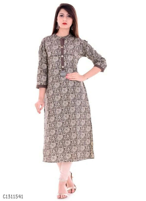 Delicate Cotton Printed Kurtis  - XXL
