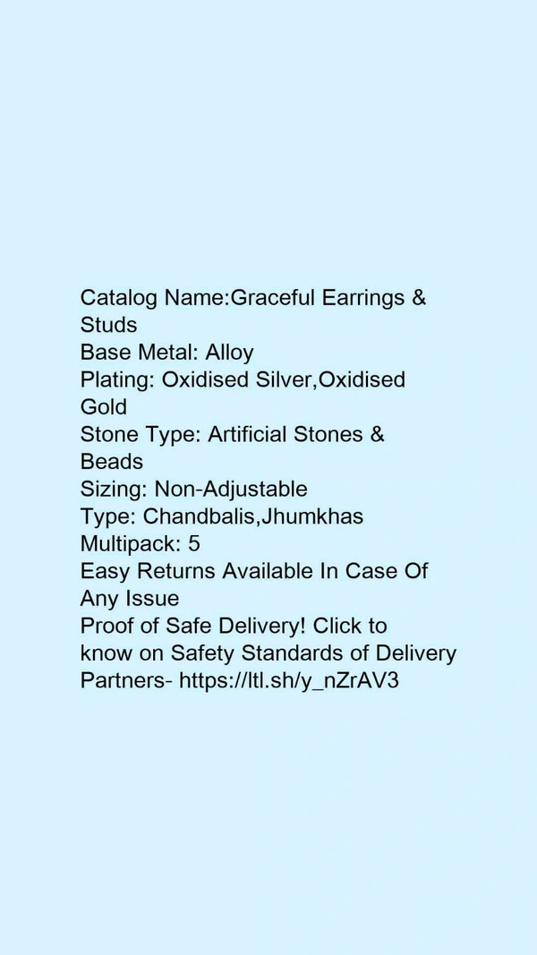 Combo Of 10 Earrings