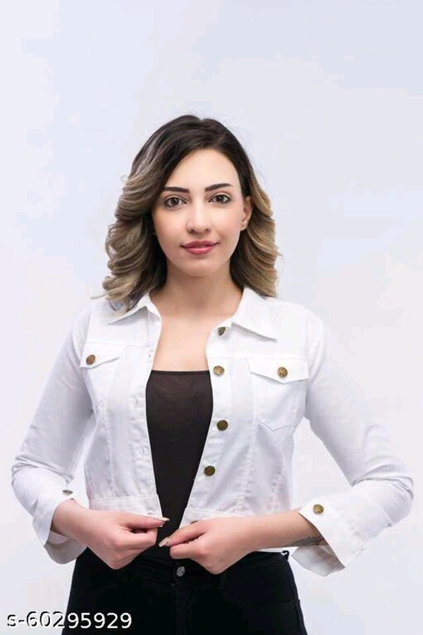 Spotlight White Denim Jacket - M