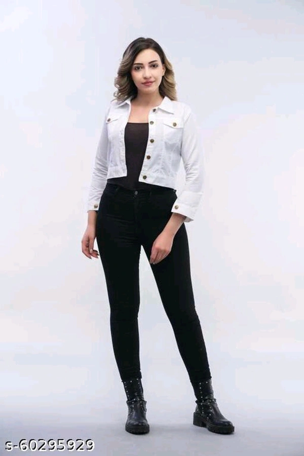 Spotlight White Denim Jacket - M