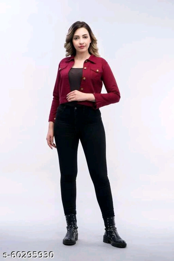 Spotlight Red Denim Jacket - L